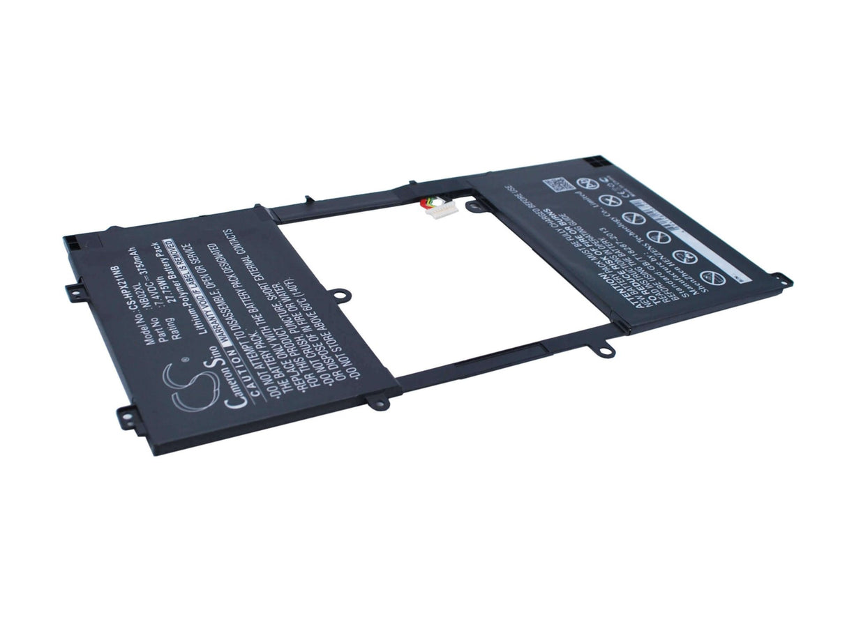 Black Battery For Hp Pavilion X2, Pavilion 11.6" X2, 11-h010nr 7.4v, 3750mah - 27.75wh Notebook, Laptop Cameron Sino Technology Limited