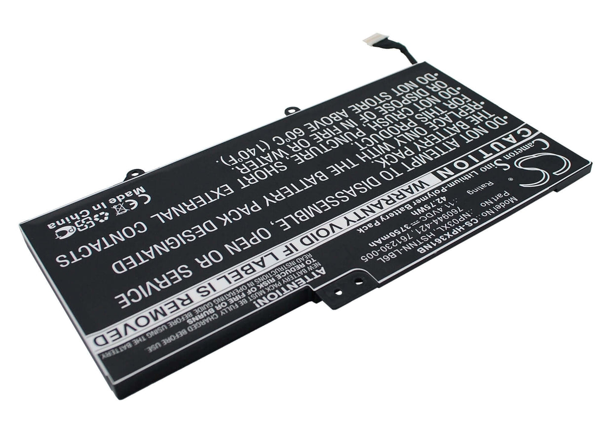 Batterie noire pour HP Pavilion X360, Pavilion X360 13-a010dx, Tpn-q146 11.4v, 3750mah - 42.75wh Notebook, Laptop Cameron Sino Technology Limited
