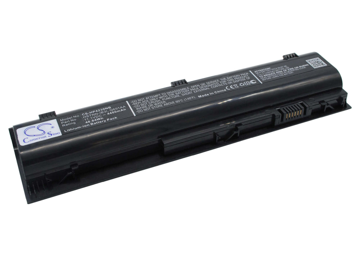Black Battery For Hp Probook 4230s 11.1v, 4400mah - 48.84wh Notebook, Laptop Cameron Sino Technology Limited