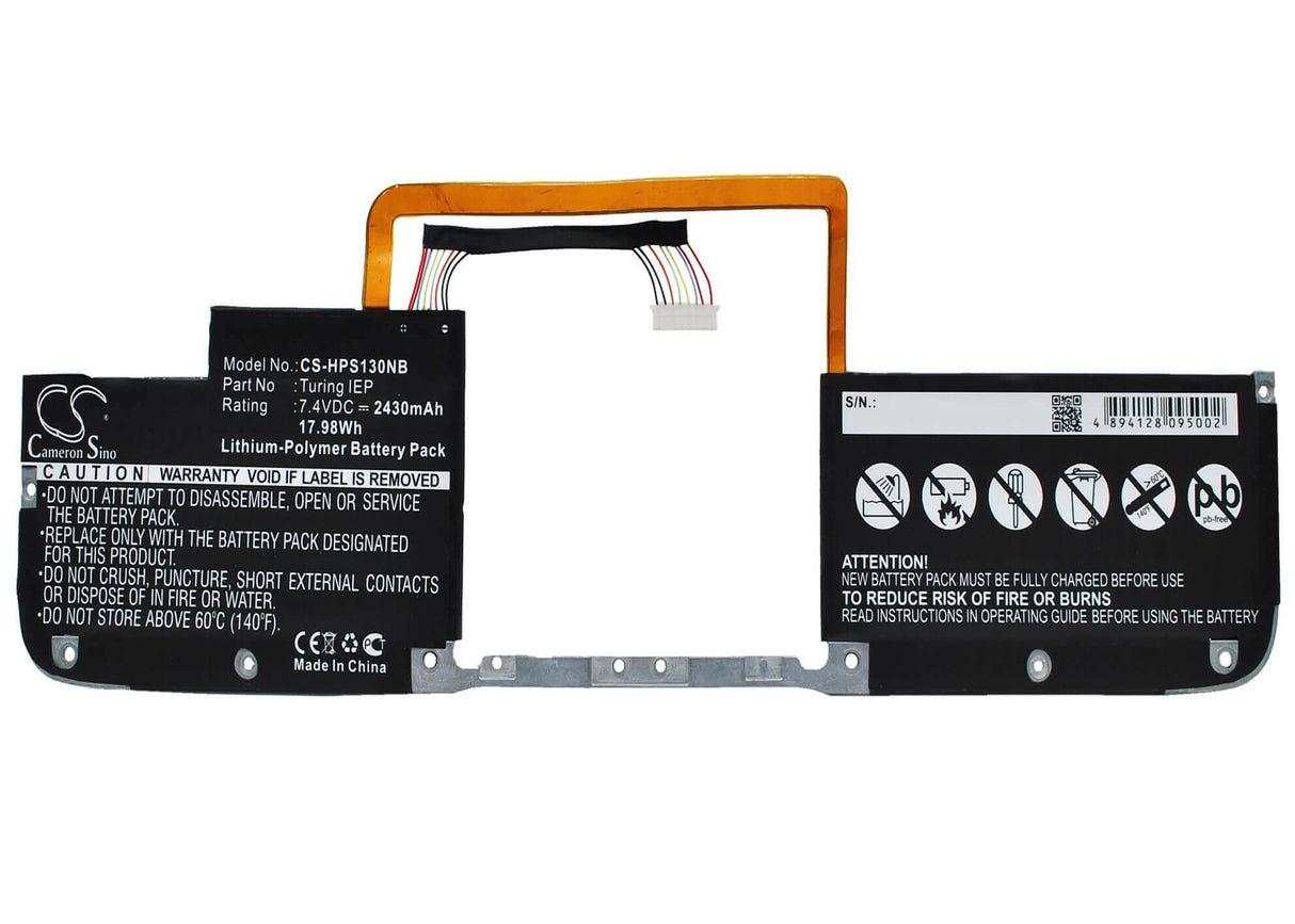 Black Battery For Hp Spectre 13, Spectre 13-h202ea X2, Spectre 13-h205eg X2 7.4v, 2430mah - 17.98wh Batteries for Electronics Cameron Sino Technology Limited (Suspended)