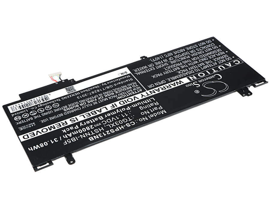Black Battery For Hp Split X2 13-f, Split X2 13-f010dx 11.1v, 2800mah - 31.08wh Notebook, Laptop Cameron Sino Technology Limited