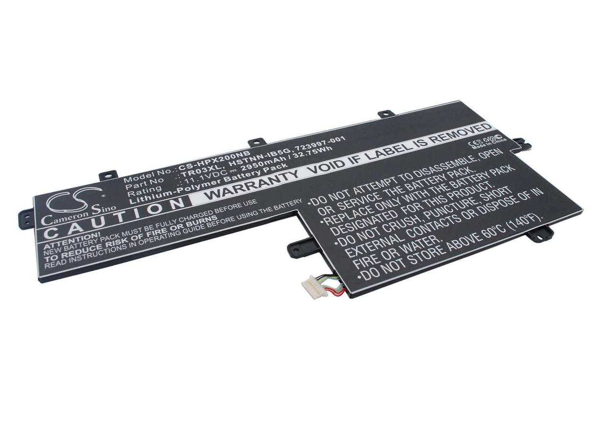 Black Battery For Hp Split X2 13-g110dx, Tpn-w110 11.1v, 2950mah - 32.75wh Notebook, Laptop Cameron Sino Technology Limited