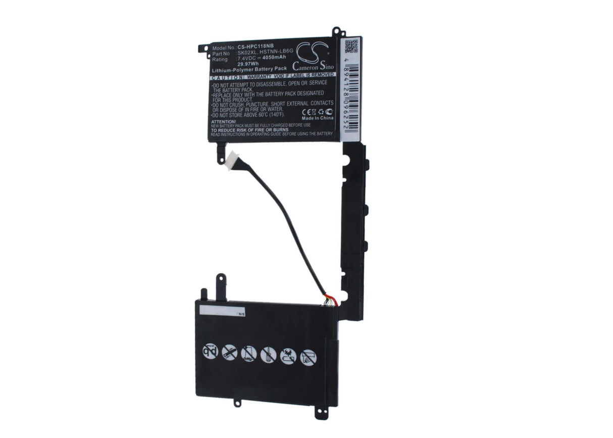 Black Battery For Hp Split X2 13-r010dx 13.3, Tpn-c118, Tpn-c119 7.4v, 4050mah - 29.97wh Notebook, Laptop Cameron Sino Technology Limited