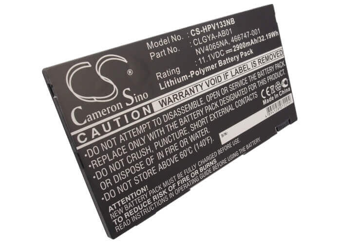 Black Battery For Hp Voodoo Envy 133, Voodoo Envy 133 Nv4015na, Voodoo Envy 133 Nv4040na 11.1v, 2900mah - 32.19wh Notebook, Laptop Cameron Sino Technology Limited (Suspended)