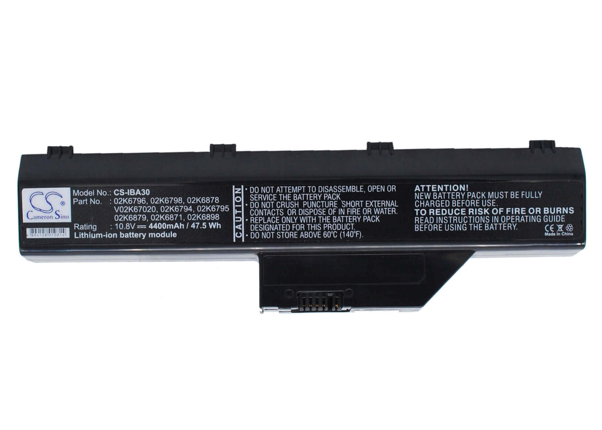 Black Battery For Ibm Thinkpad A30, Thinkpad A30p, Thinkpad A31 10.8v, 4400mah - 47.52wh Notebook, Laptop Cameron Sino Technology Limited (Suspended)