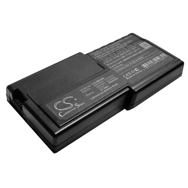 Black Battery For Ibm Thinkpad R40e, Thinkpad R40e-2684, Thinkpad R40e-2685 10.8v, 4400mah - 47.52wh Notebook, Laptop Cameron Sino Technology Limited