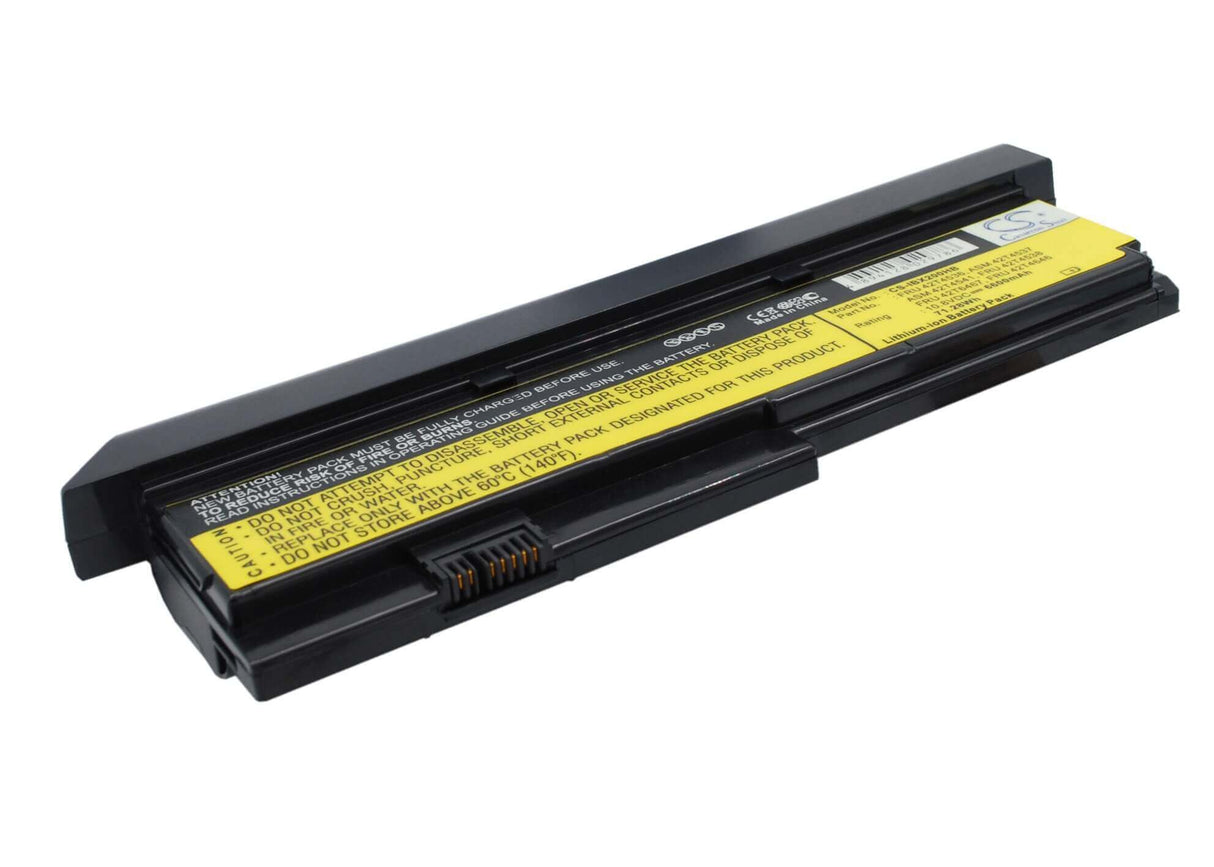Black Battery For Ibm Thinkpad X200, Thinkpad X200s, Thinkpad X200s 7465 10.8v, 6600mah - 71.28wh Notebook, Laptop Cameron Sino Technology Limited