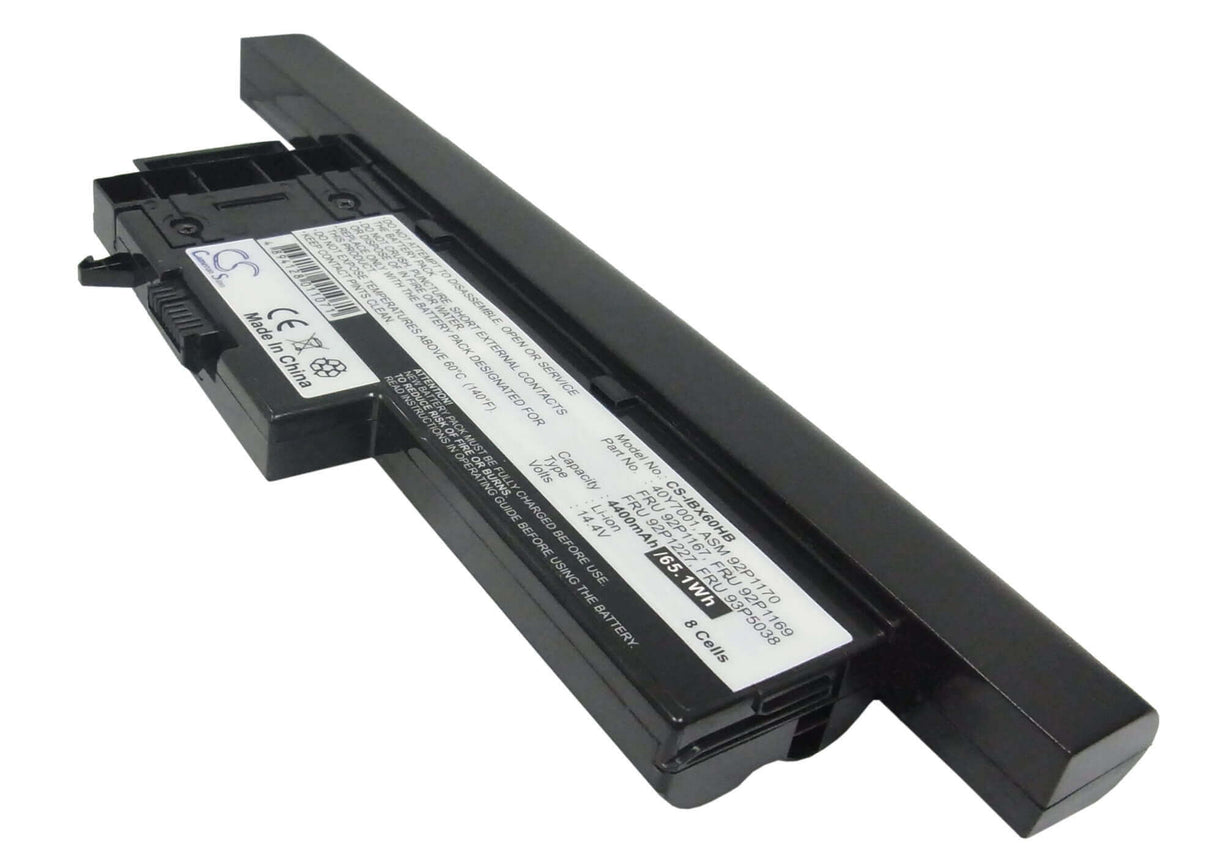 Black Battery For Ibm Thinkpad X60, Thinkpad X61, Thinkpad X60 1702 14.4v, 4400mah - 63.36wh Notebook, Laptop Cameron Sino Technology Limited