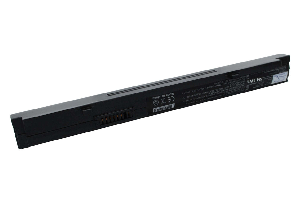 Black Battery For Kohjinsha Sh6, Sh8, Sr8 11.1v, 2200mah - 24.42wh Notebook, Laptop Cameron Sino Technology Limited (Suspended)