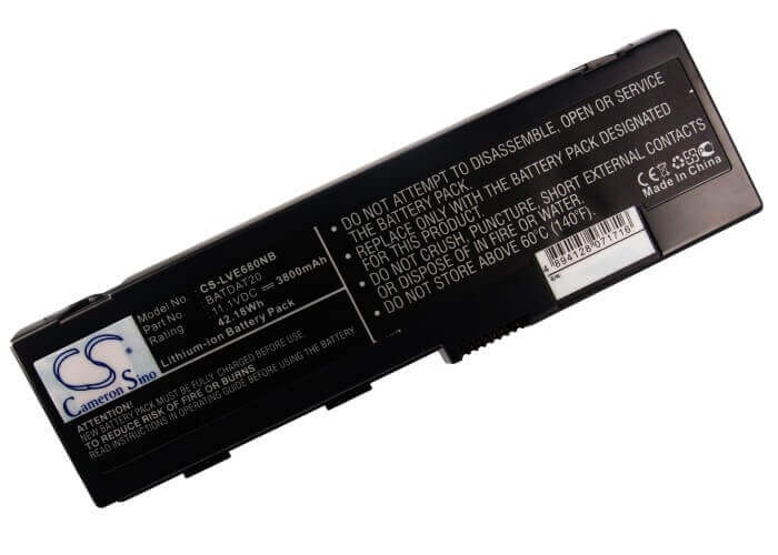 Black Battery For Lenovo A500, E600, E660 11.1v, 3800mah - 42.18wh Notebook, Laptop Cameron Sino Technology Limited
