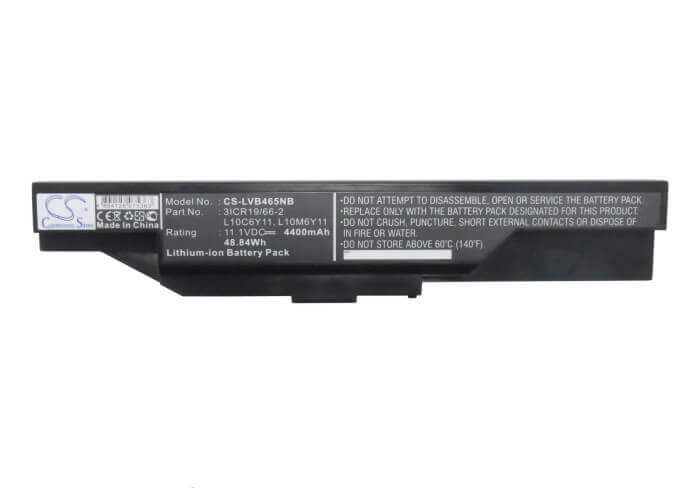 Black Battery For Lenovo B465, B465a, B465c 11.1v, 4400mah - 48.84wh Notebook, Laptop Cameron Sino Technology Limited