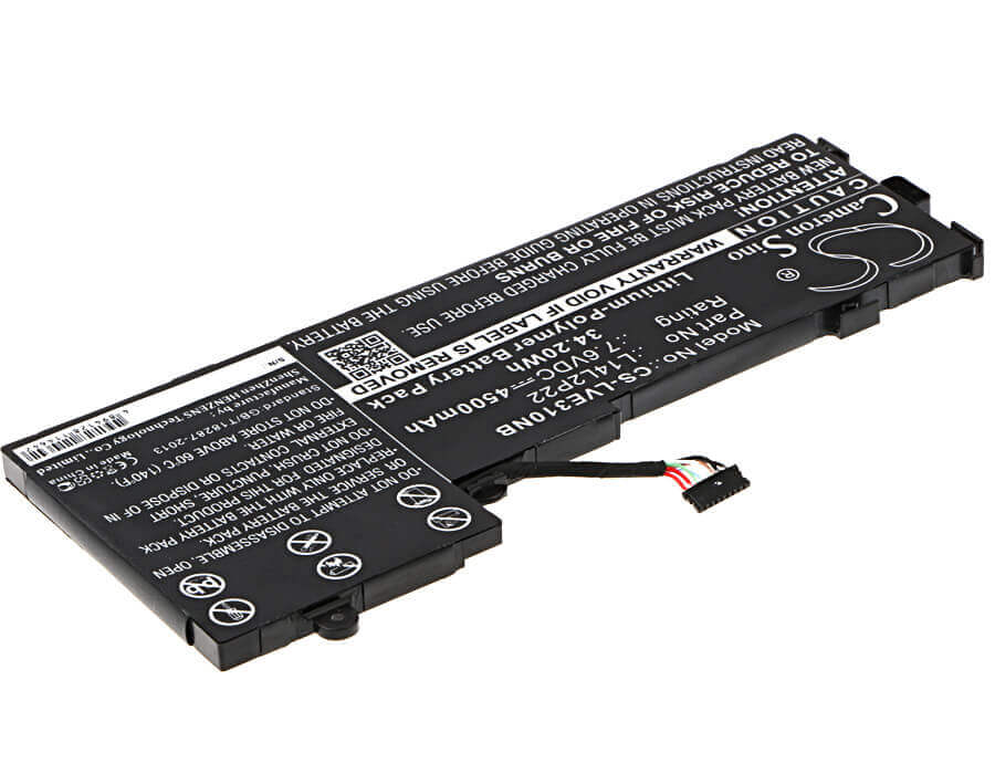 Black Battery For Lenovo E31, E31-70, E31-70-80kx0007ge 7.6v, 4500mah - 34.20wh Notebook, Laptop Cameron Sino Technology Limited