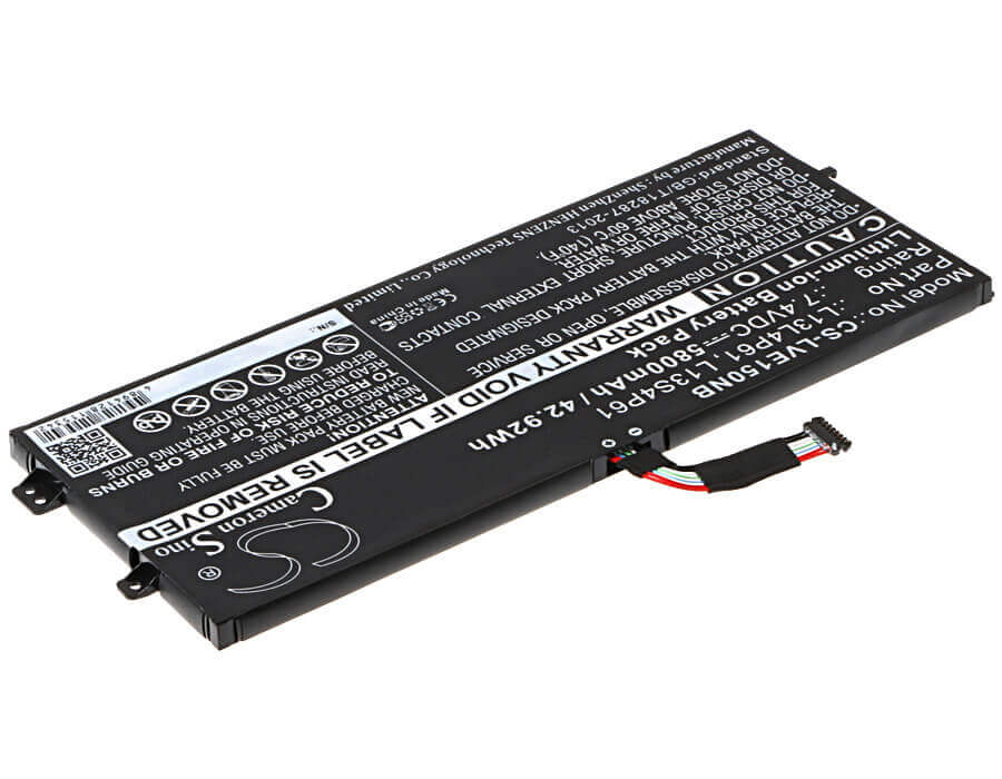 Black Battery For Lenovo Edge 15, Edge 15 80h1 7.4v, 5800mah - 42.92wh Notebook, Laptop Cameron Sino Technology Limited