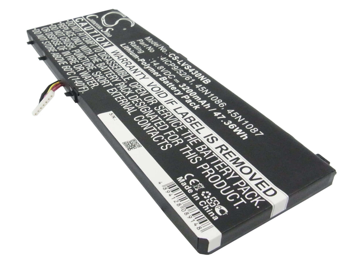 Black Battery For Lenovo Edge S430, Edge S420 14.8v, 3200mah - 47.36wh Notebook, Laptop Cameron Sino Technology Limited (Suspended)