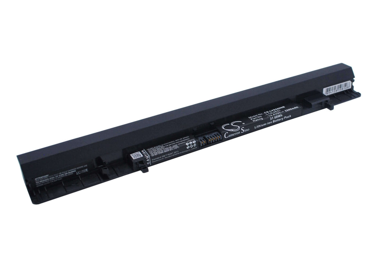 Black Battery For Lenovo Ideapad Flex 14ap, Ideapad Flex 14at, Ideapad Flex 14d 14.4v, 2200mah - 31.68wh Notebook, Laptop Cameron Sino Technology Limited
