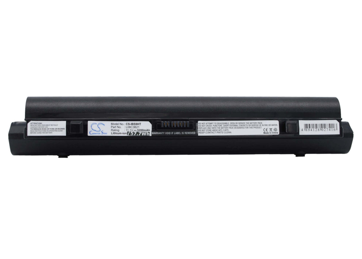 Black Battery For Lenovo Ideapad S9, Ideapad S9e, Ideapad S10 11.1v, 5200mah - 57.72wh Notebook, Laptop Cameron Sino Technology Limited