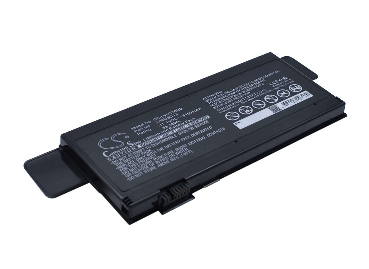Batterie noire pour Lenovo Ideapad U150, Ideapad U150-6909, Ideapad U150-6909hfj 11.1v, 5100mah - 56.61wh Batteries pour l'électronique Cameron Sino Technology Limited (Suspendu)