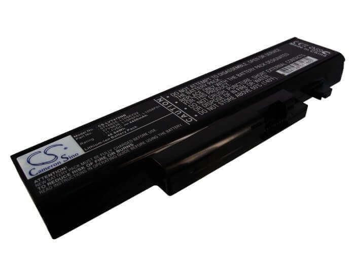 Black Battery For Lenovo Ideapad Y470, Ideapad Y470a, Ideapad Y470d 11.1v, 4400mah - 48.84wh Notebook, Laptop Cameron Sino Technology Limited