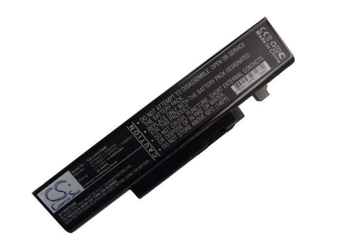 Black Battery For Lenovo Ideapad Y470, Ideapad Y470a, Ideapad Y470d 11.1v, 4400mah - 48.84wh Notebook, Laptop Cameron Sino Technology Limited