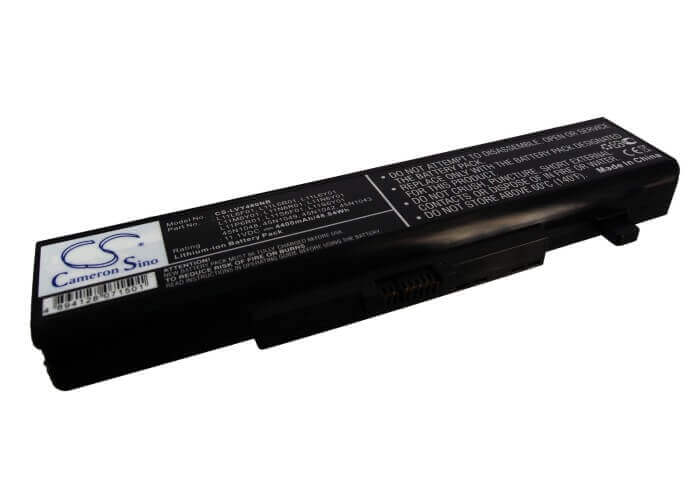 Black Battery For Lenovo Ideapad Y480, Ideapad Y480a, Ideapad Y480m 11.1v, 4400mah - 48.84wh Notebook, Laptop Cameron Sino Technology Limited