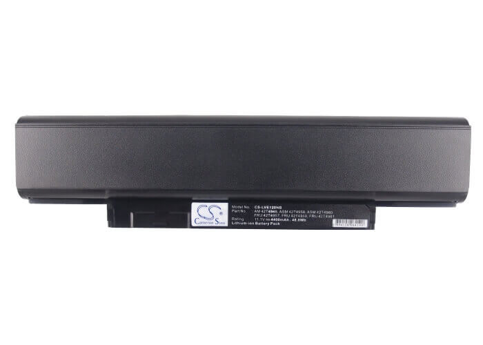 Black Battery For Lenovo Thinkpad E120 30434nc, Thinkpad E120 30434sc, Thinkpad E120 30434tc 11.1v, 4400mah - 48.84wh Notebook, Laptop Cameron Sino Technology Limited