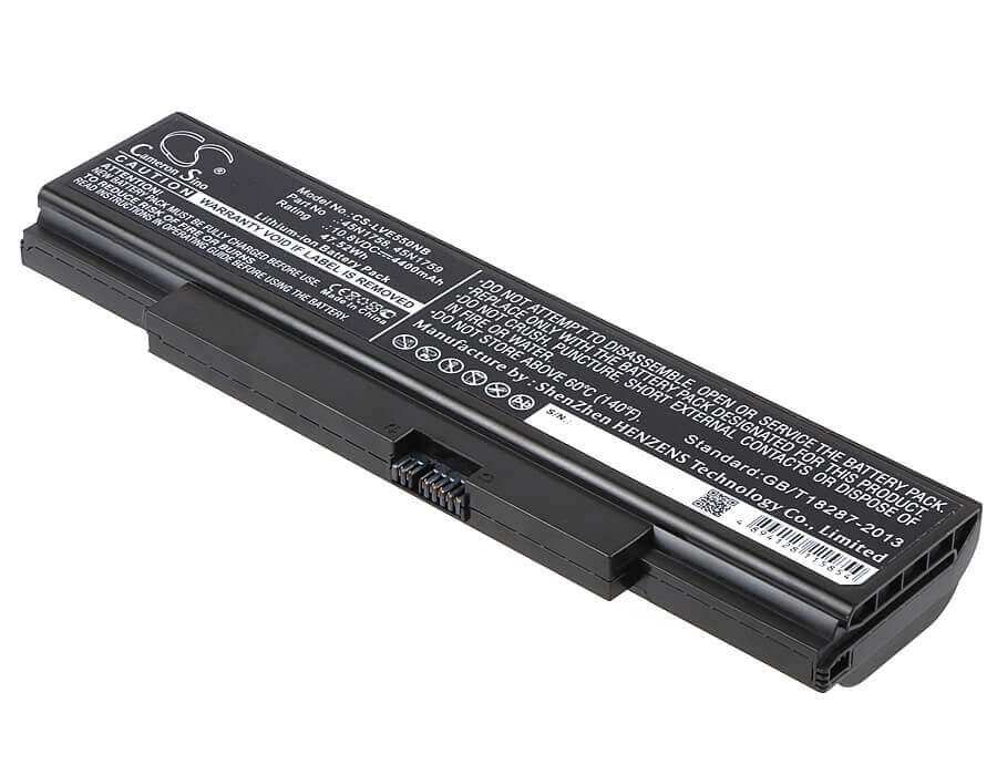 Black Battery For Lenovo Thinkpad Edge E550, Thinkpad Edge E550c, Thinkpad Edge E555 10.8v, 4400mah - 47.52wh Notebook, Laptop Cameron Sino Technology Limited