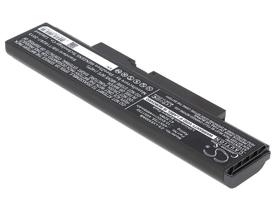Black Battery For Lenovo Thinkpad Edge E550, Thinkpad Edge E550c, Thinkpad Edge E555 10.8v, 4400mah - 47.52wh Notebook, Laptop Cameron Sino Technology Limited