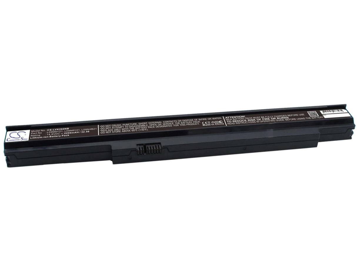 Black Battery For Lenovo Thinkpad K26, Thinkpad E26, Thinkpad K27 14.8v, 2200mah - 32.56wh Notebook, Laptop Cameron Sino Technology Limited