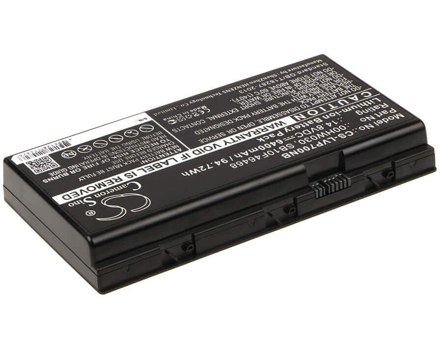 Black Battery For Lenovo Thinkpad P70, Thinkpad P70 Mobile Workstation, Thinkpad P70 Mobile Xeon Workstation 14.8v, 6400mah - 94 Notebook, Laptop Cameron Sino Technology Limited