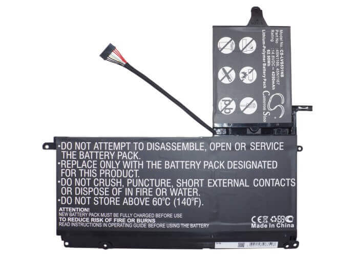 Black Battery For Lenovo Thinkpad S5, Thinkpa S5-s531, Thinkpad S5-0200 14.8v, 4250mah - 62.90wh Notebook, Laptop Cameron Sino Technology Limited