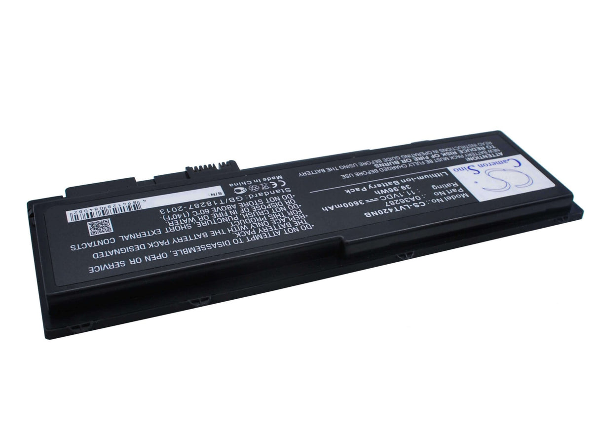 Black Battery For Lenovo Thinkpad T420s, Thinkpad T420si, Thinkpad T420s 4171-a13 11.1v, 3600mah - 39.96wh Notebook, Laptop Cameron Sino Technology Limited