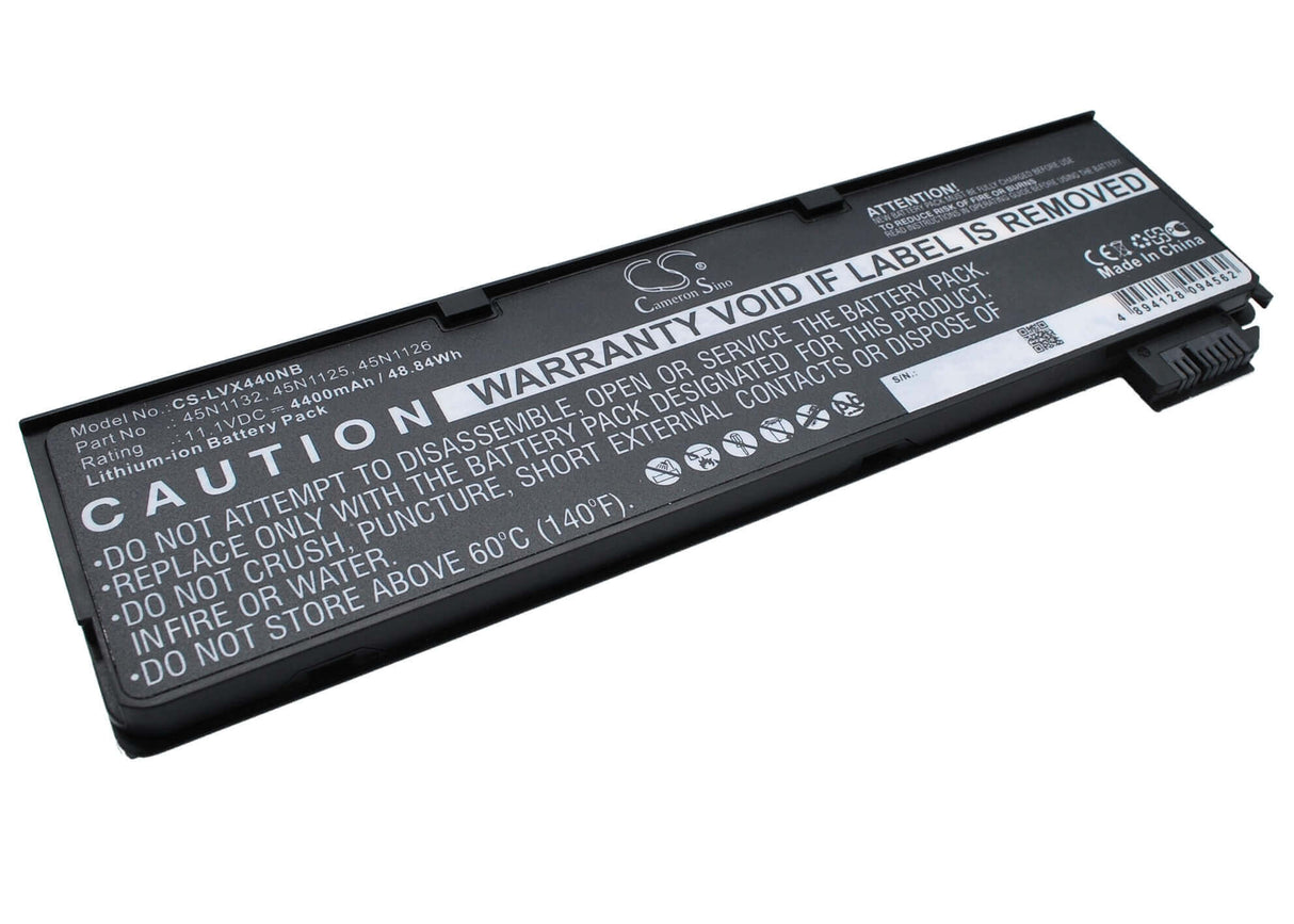 Black Battery For Lenovo Thinkpad T440, Thinkpad T440s, Thinkpad X240 11.1v, 4400mah - 48.84wh Notebook, Laptop Cameron Sino Technology Limited