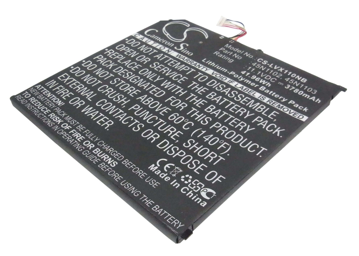 Black Battery For Lenovo Thinkpad X1 Helix 11.1v, 3780mah - 41.96wh Notebook, Laptop Cameron Sino Technology Limited