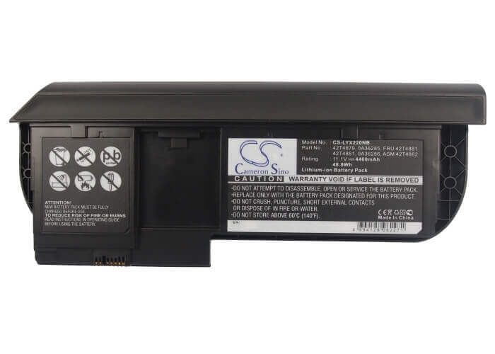 Black Battery For Lenovo Thinkpad X220 Tablet, Thinkpad X220i Tablet, Thinkpad X220t 11.1v, 4400mah - 48.84wh Notebook, Laptop Cameron Sino Technology Limited