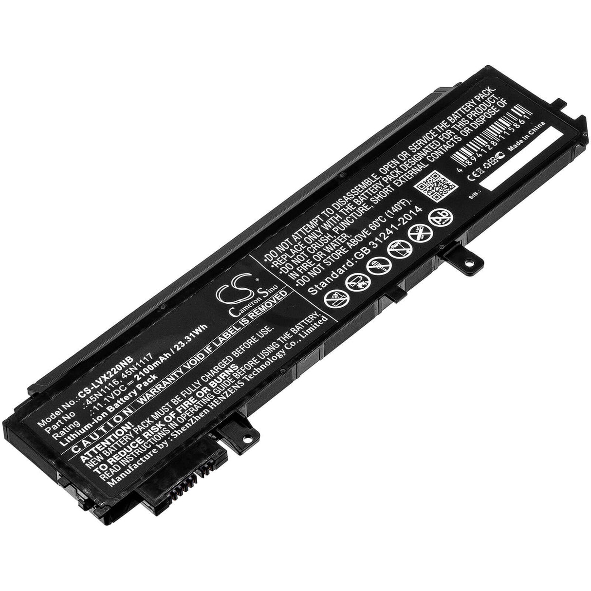 Black Battery For Lenovo Thinkpad X230s Ultrabook, Thinkpad X240s Ultrabook, Thinkpad X230s Touchscreen Ultrabook 11.1v, 2100mah Notebook, Laptop Cameron Sino Technology Limited