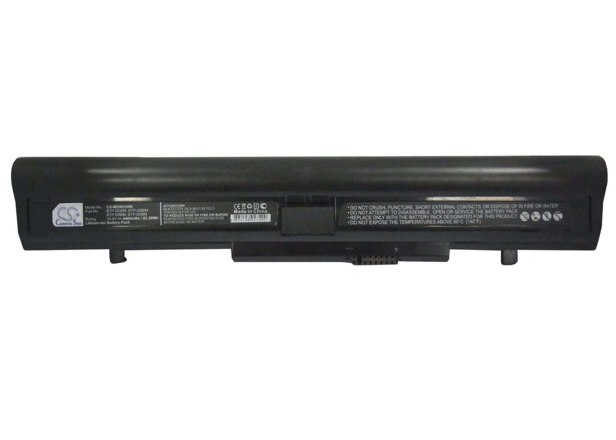 Black Battery For Medion Md89560, Md98250, Akoya P6622 14.4v, 4400mah - 63.36wh Notebook, Laptop Cameron Sino Technology Limited