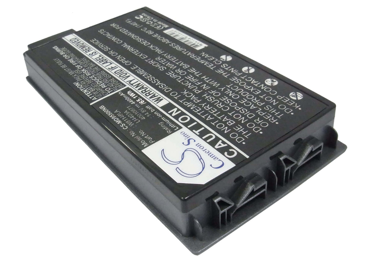 Black Battery For Medion Md95500, Md95292, Ram2010 14.8v, 4400mah - 65.12wh Notebook, Laptop Cameron Sino Technology Limited