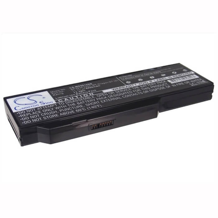 Black Battery For Medion Mim2070, Mim2240, Mim2270 11.1v, 6600mah - 73.26wh Notebook, Laptop Cameron Sino Technology Limited