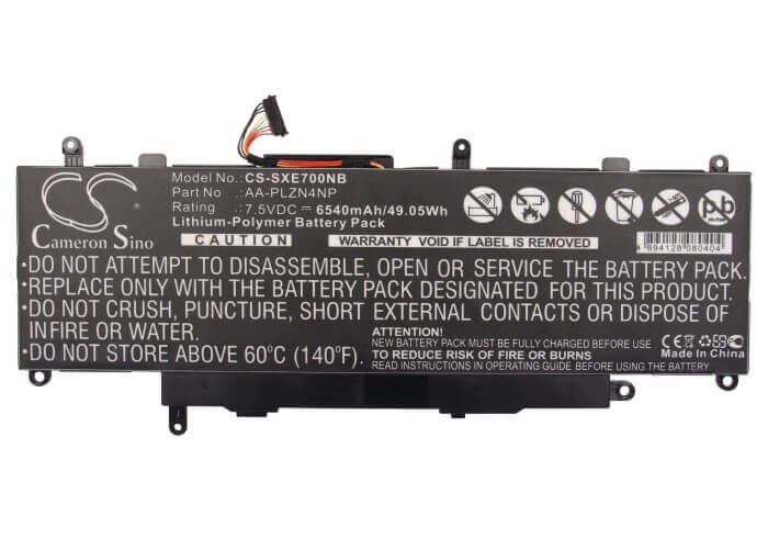 Black Battery For Samsung Ativ Pro, Xq700t1c-a52, Xe700t1c 7.5v, 6540mah - 49.05wh Notebook, Laptop Cameron Sino Technology Limited