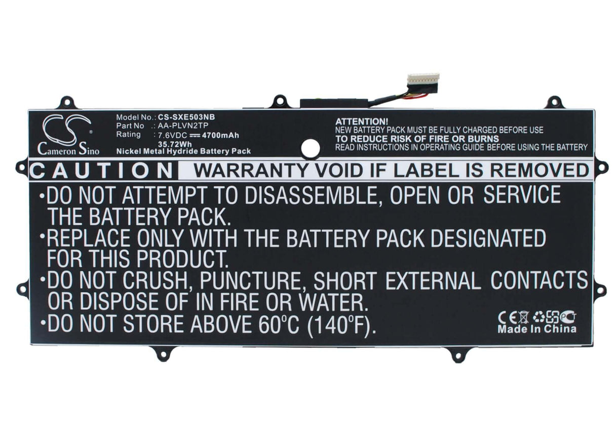 Black Battery For Samsung Chromebook 2 13.3", Xe503c32, Xe503c32-k01us 7.6v, 4700mah - 35.72wh Notebook, Laptop Cameron Sino Technology Limited