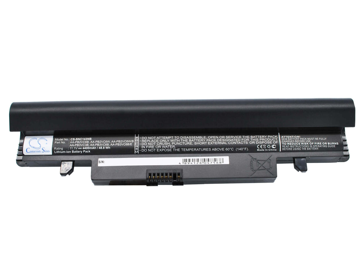 Black Battery For Samsung Np-n143, Np-n143p, Np-n145p 11.1v, 4400mah - 48.84wh Notebook, Laptop Cameron Sino Technology Limited