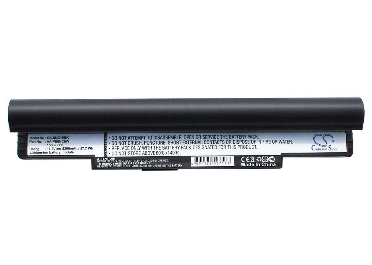 Black Battery For Samsung Np-nc10, Np-nc10-ka03cn, Np-nc10-ka02uk 11.1v, 5200mah - 57.72wh Notebook, Laptop Cameron Sino Technology Limited