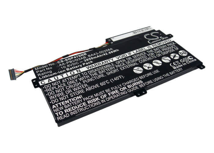 Black Battery For Samsung Np470, Np470r5e, 510r 10.8v, 3950mah - 42.66wh Notebook, Laptop Cameron Sino Technology Limited