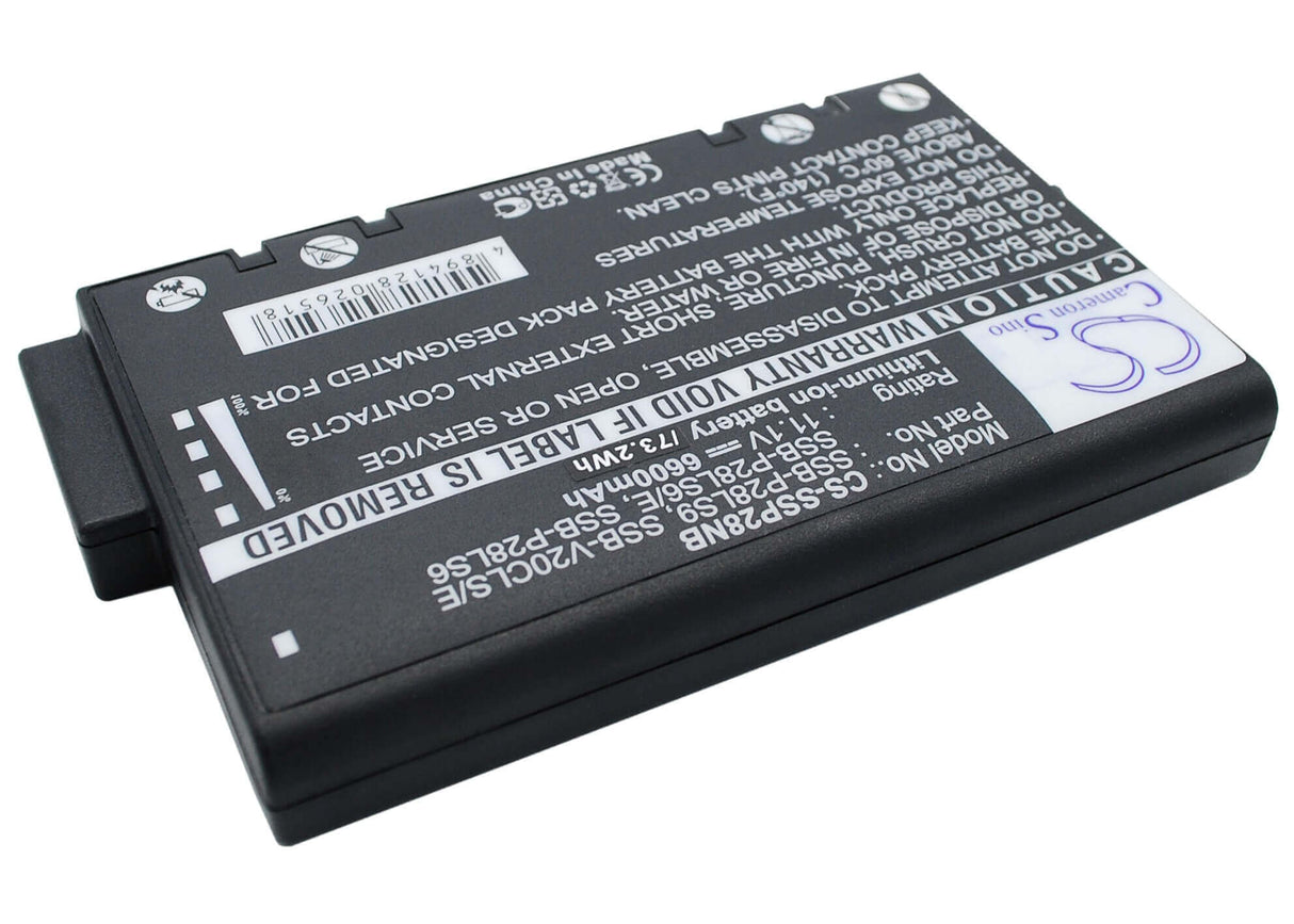 Batterie noire pour Samsung P28 Xvm 735, P28 Xvc 715, P28-gcxvm350 11.1v, 6600mah - 73.26wh Notebook, Laptop Cameron Sino Technology Limited