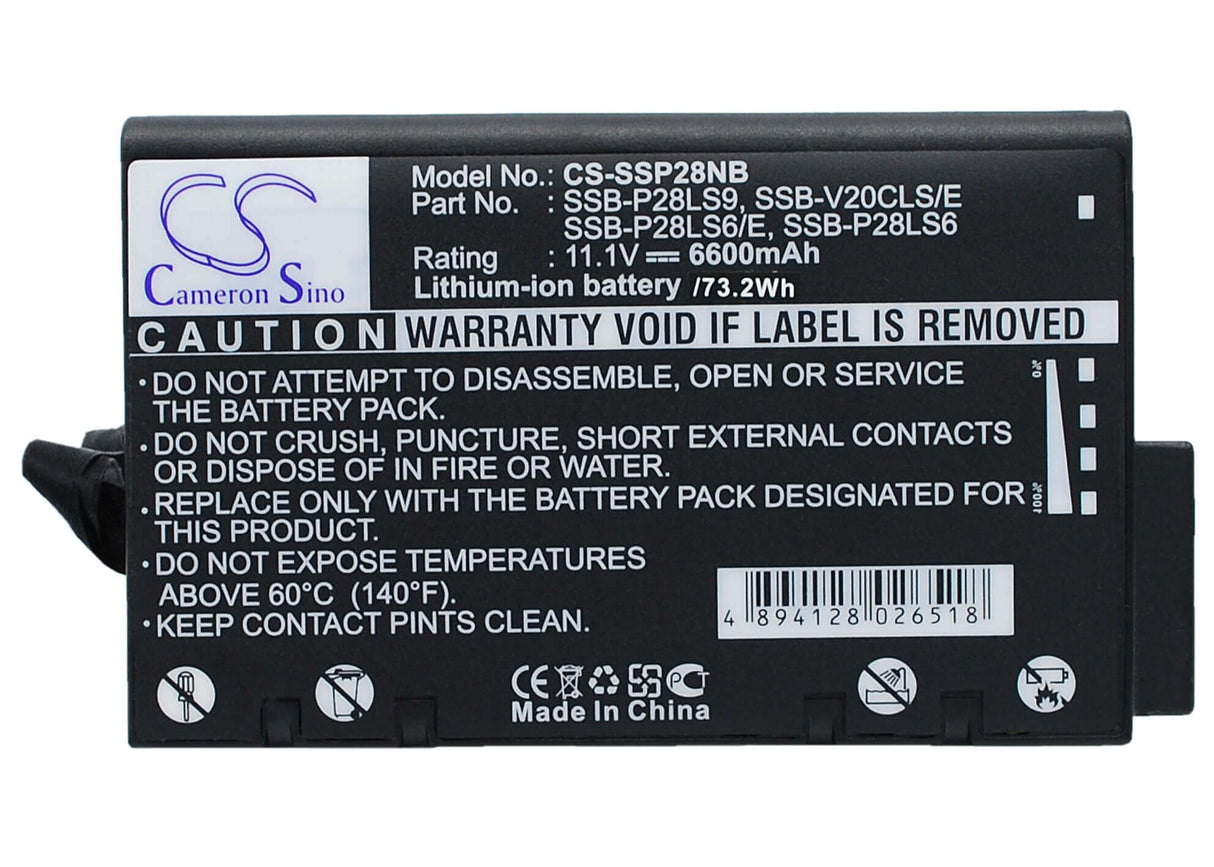 Batterie noire pour Samsung P28 Xvm 735, P28 Xvc 715, P28-gcxvm350 11.1v, 6600mah - 73.26wh Notebook, Laptop Cameron Sino Technology Limited