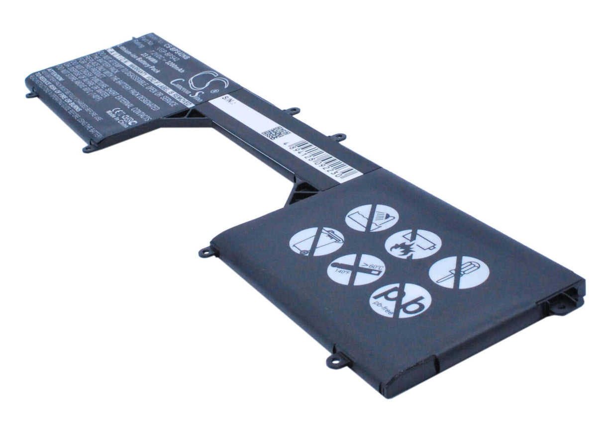 Black Battery For Sony Vaio Fit 11a, Svf11n18cw, Svf11n14scp 7.20v, 3200mah - 23.04wh Notebook, Laptop Cameron Sino Technology Limited