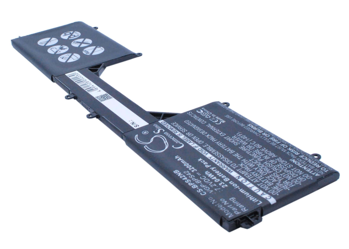 Black Battery For Sony Vaio Fit 11a, Svf11n18cw, Svf11n14scp 7.20v, 3200mah - 23.04wh Notebook, Laptop Cameron Sino Technology Limited