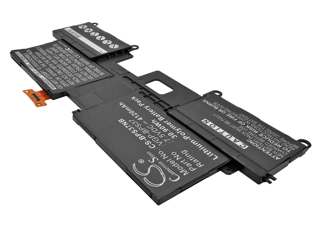 Black Battery For Sony Vaio Pro 11, Svp1121zpwr, Svp11217pw/b 7.5v, 4120mah - 30.90wh Notebook, Laptop Cameron Sino Technology Limited