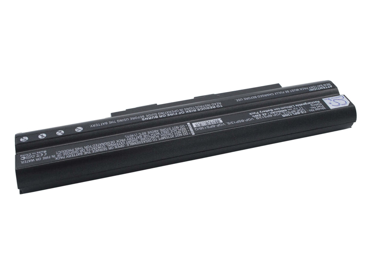 Black Battery For Sony Vaio Vgn-aw230j/h, Vaio Vgn-aw235j/b, Vaio Vgn-aw290jfq 11.1v, 4400mah - 48.84wh Notebook, Laptop Cameron Sino Technology Limited