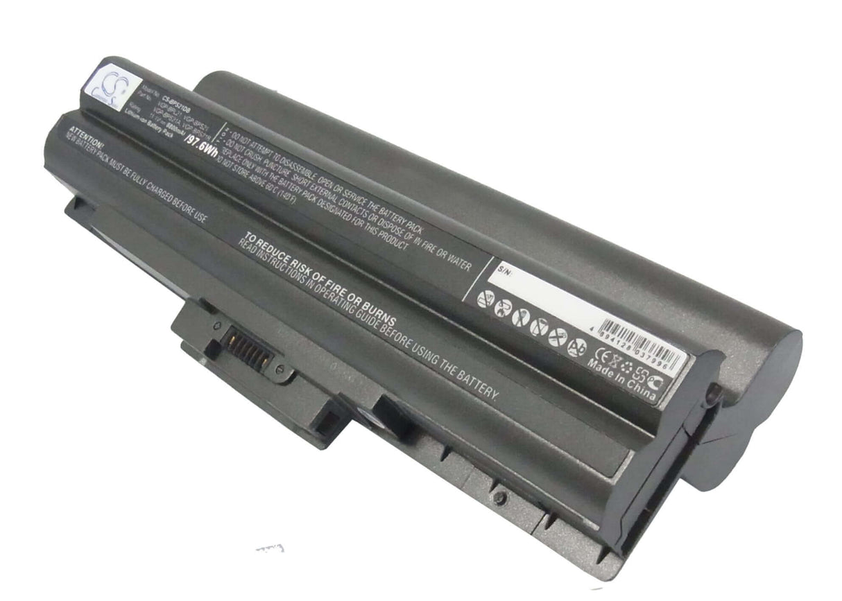 Black Battery For Sony Vaio Vgn-aw41jf, Vaio Vgn-aw41mf, Vaio Vgn-aw41xh 11.1v, 8800mah - 97.68wh Notebook, Laptop Cameron Sino Technology Limited